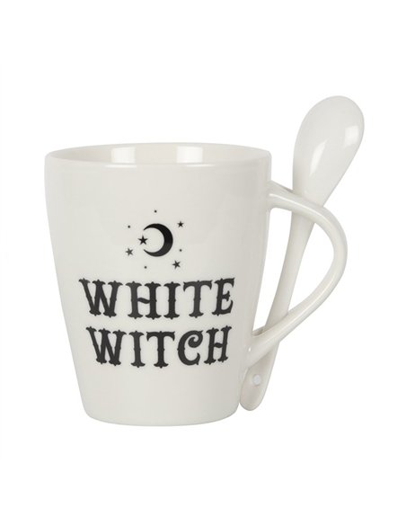 White Witch Mug and Spoon Set FI_45831 - pic 136559 | FastDaddyshop