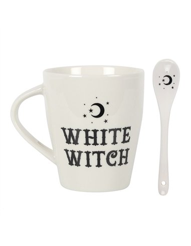 White Witch Mug and Spoon Set FI_45831