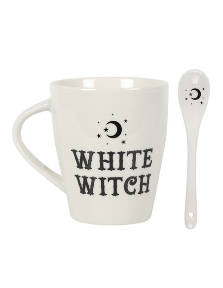 White Witch Mug and Spoon Set FI_45831 - pic 136560 | FastDaddyshop