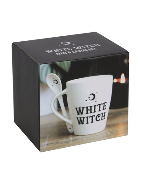 White Witch Mug and Spoon Set FI_45831 - pic 136561 | FastDaddyshop