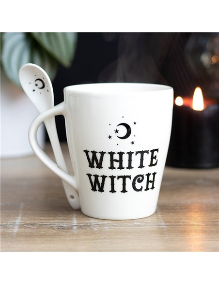 White Witch Mug and Spoon Set FI_45831 - pic 136562 | FastDaddyshop