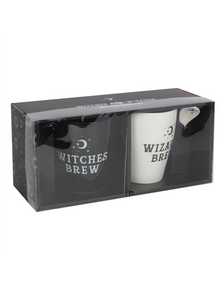 Witch and Wizard Couples Mug and Spoon Set FI_46131 - pic 136571 | FastDaddyshop