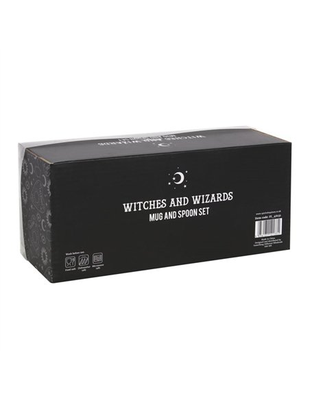 Witch and Wizard Couples Mug and Spoon Set FI_46131 - pic 136572 | FastDaddyshop