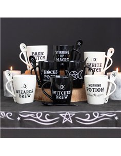 Witch and Wizard Couples Mug and Spoon Set FI_46131 2