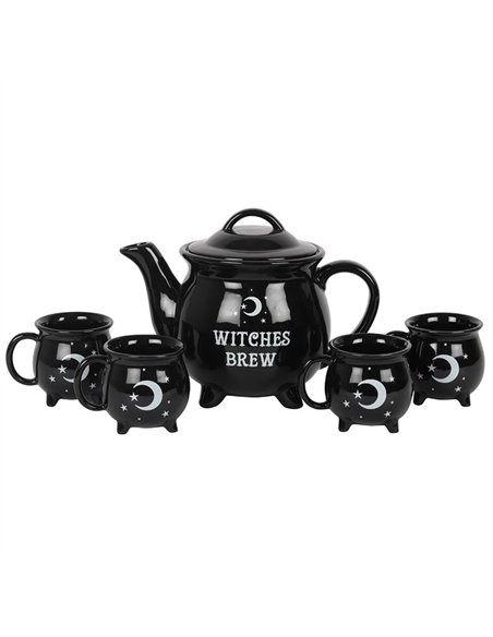 Witches Brew Ceramic Cauldron Tea Set FI_50530 - pic 136574 | FastDaddyshop