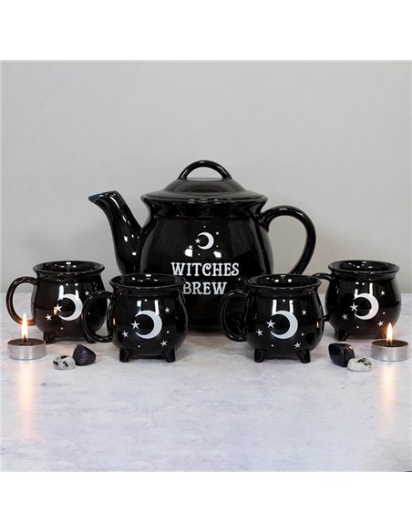 Witches Brew Ceramic Cauldron Tea Set FI_50530 - pic 136579 | FastDaddyshop