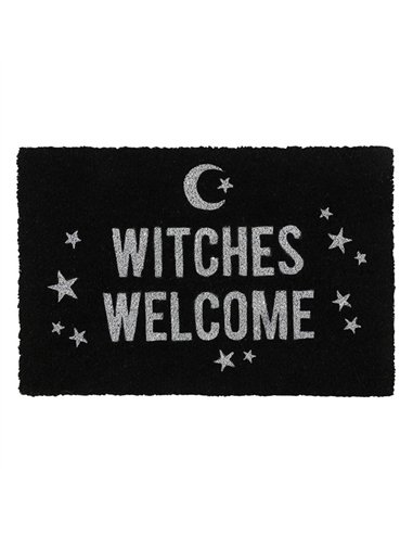 Black Witches Welcome Doormat FI_76424