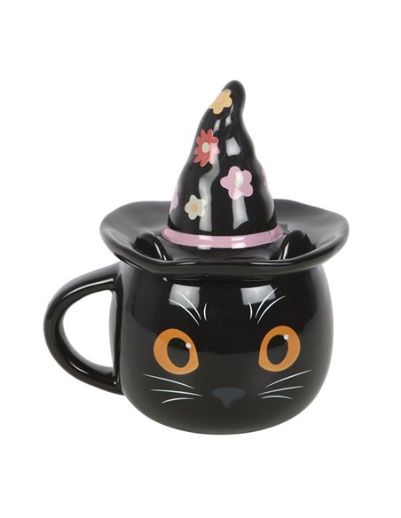 Groovy Witch Cat Lidded Mug GR_73825 - pic 136613 | FastDaddyshop