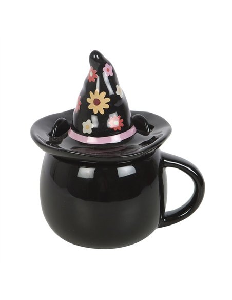 Groovy Witch Cat Lidded Mug GR_73825 - pic 136616 | FastDaddyshop