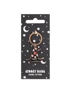 Spooky Babe Witch Hat Keyring GR_74825