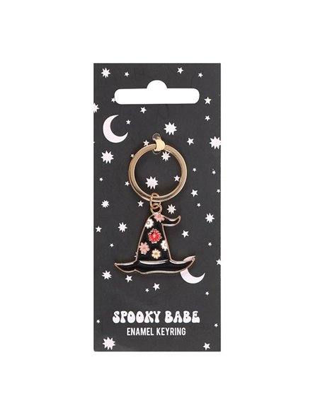 Spooky Babe Witch Hat Keyring GR_74825 - pic 136619 | FastDaddyshop