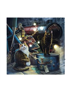 Witchwood Express Light Up Canvas Plaque by Lisa Parker LP_38924