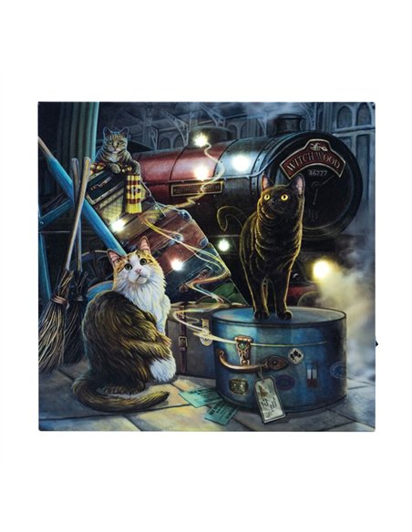 Witchwood Express Light Up Canvas Plaque by Lisa Parker LP_38924 - pic 136673 | FastDaddyshop