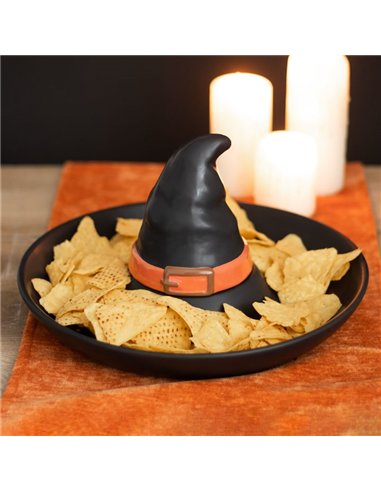 Witch Hat Chip & Dip Dish WK_45223