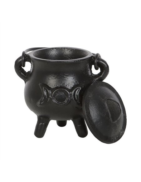 7.5cm Cast Iron Cauldron with Triple Moon CO_98923 - pic 136737 | FastDaddyshop