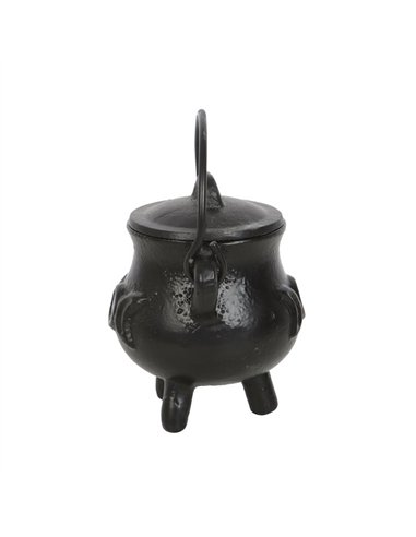 7.5cm Cast Iron Cauldron with Triple Moon CO_98923