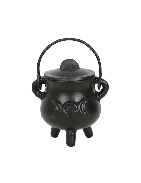 7.5cm Cast Iron Cauldron with Triple Moon CO_98923 - pic 136739 | FastDaddyshop