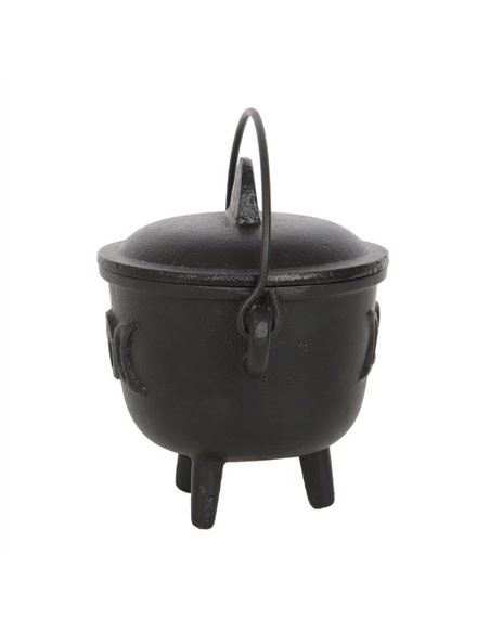 11cm Cast Iron Cauldron with Triple Moon CO_99123 - pic 136742 | FastDaddyshop
