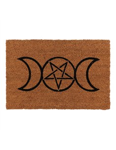 Natural Triple Moon Doormat FI_76524