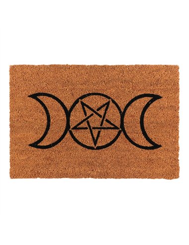 Natural Triple Moon Doormat FI_76524