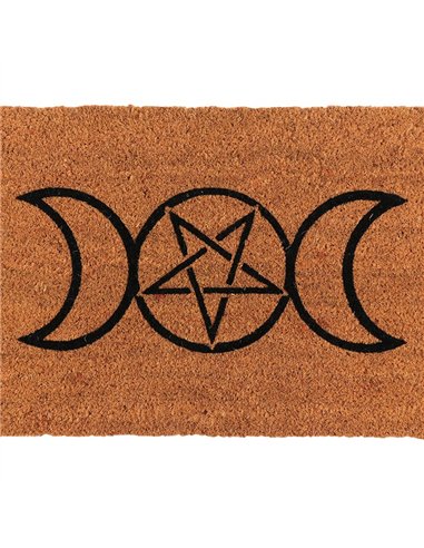Natural Triple Moon Doormat FI_76524