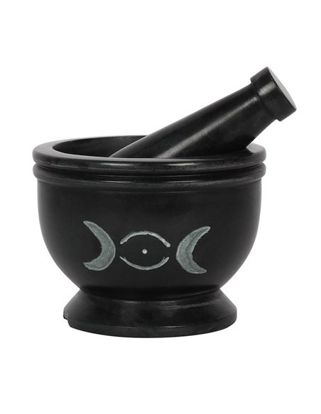 Soap Stone Triple Moon Pestle and Mortar GW_72338 - pic 136771 | FastDaddyshop