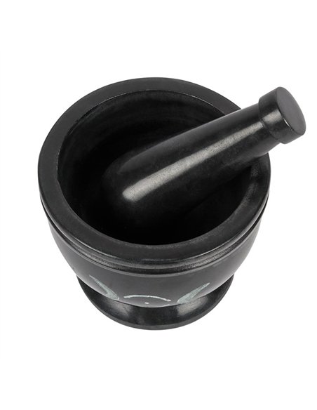 Soap Stone Triple Moon Pestle and Mortar GW_72338 - pic 136773 | FastDaddyshop