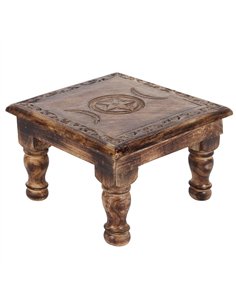Triple Moon Altar Table with Detailed Border IN_26228