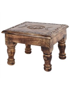 Triple Moon Altar Table with Detailed Border IN_26228 2