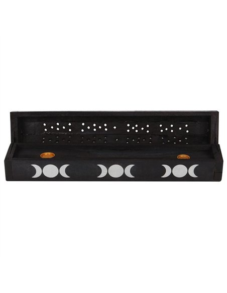 Triple Moon Wooden Sage Incense Box Set IS_05223 - pic 136788 | FastDaddyshop