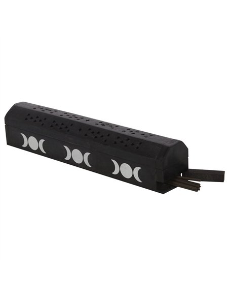 Triple Moon Wooden Sage Incense Box Set IS_05223 - pic 136789 | FastDaddyshop