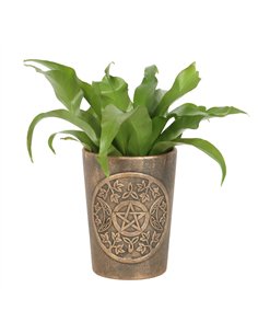 Triple Moon Bronze Terracotta Plant Pot by Lisa Parker LP_30124