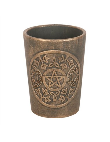 Triple Moon Bronze Terracotta Plant Pot by Lisa Parker LP_30124