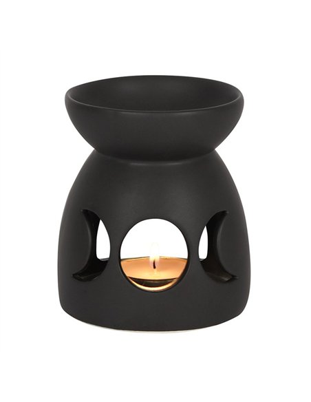 Black Triple Moon Cut Out Oil Burner OB_35430 - pic 136795 | FastDaddyshop