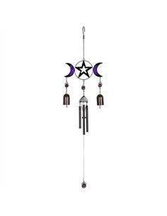 Triple Moon Windchime with Bells WC_27030