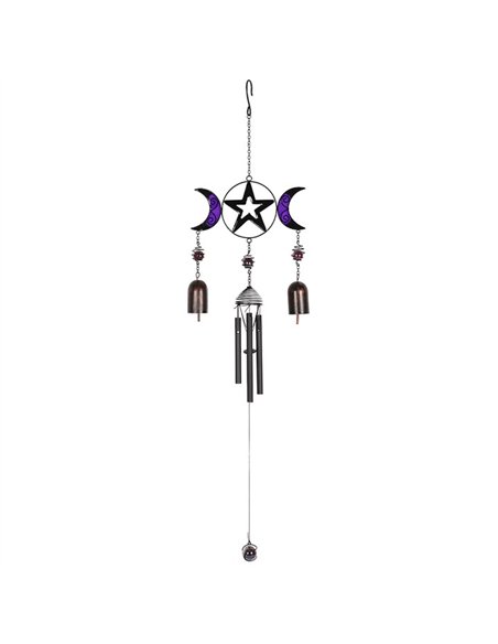 Triple Moon Windchime with Bells WC_27030 - pic 136812 | FastDaddyshop