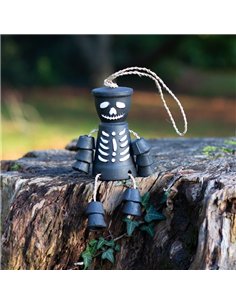 Black Skeleton Terracotta Pot Man GT_27323 2