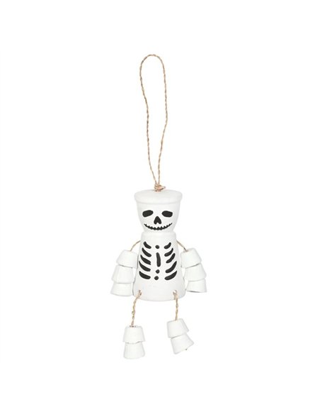 White Skeleton Terracotta Pot Man GT_27423 - pic 136844 | FastDaddyshop