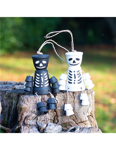 White Skeleton Terracotta Pot Man GT_27423 - pic 136846 | FastDaddyshop