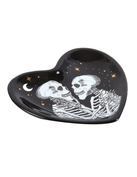 Skeleton Couple Heart Trinket Dish PT_20624 - pic 136852 | FastDaddyshop