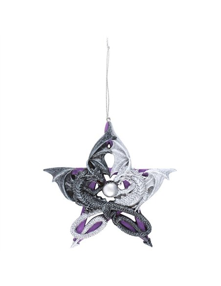Pentagram Dragon Hanging Ornament by Anne Stokes AS_33625 - pic 136890 | FastDaddyshop