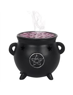 Pentagram Cauldron Incense Cone Holder FI_45438