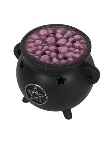 Pentagram Cauldron Incense Cone Holder FI_45438
