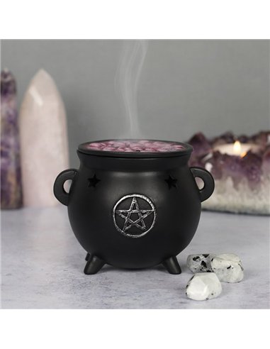 Pentagram Cauldron Incense Cone Holder FI_45438