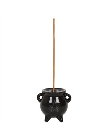 Pentagram Cauldron Ceramic Incense Holder  FI_45522