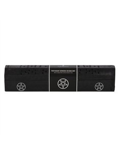 Pentagram Wooden Black Pepper Incense Box Set IS_05523