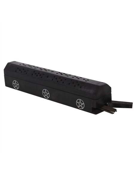 Pentagram Wooden Black Pepper Incense Box Set IS_05523 - pic 136961 | FastDaddyshop