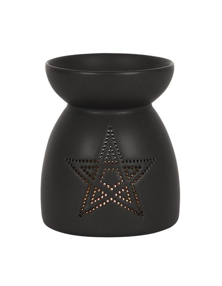 Black Pentagram Cut Out Oil Burner OB_35530 - pic 136963 | FastDaddyshop