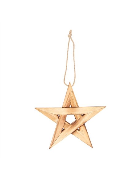 Hanging Wooden Pentagram Decoration WN_71223 - pic 136971 | FastDaddyshop