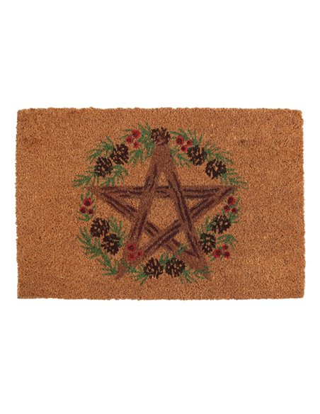 Natural Winter Solstice Pentagram Doormat WN_73123 - pic 136973 | FastDaddyshop